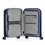 Traveler's Choice Pagosa Hardshell Expandable Luggage with Spinner Wheels, Navy, 22 - Inch Carry - on