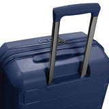 Traveler's Choice Pagosa Hardshell Expandable Luggage with Spinner Wheels, Navy, 22 - Inch Carry - on