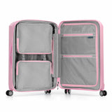 Traveler's Choice Pagosa Hardshell Expandable Luggage with Spinner Wheels, Pink, 26 - Inch Medium