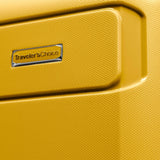 Traveler's Choice Pagosa Hardshell Expandable Luggage with Spinner Wheels, Yellow, 26 - Inch Medium