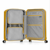 Traveler's Choice Pagosa Hardshell Expandable Luggage with Spinner Wheels, Yellow, 26 - Inch Medium