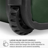 Traveler's Choice Softside Upright Wheeled Duffel Bag