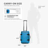 Traveler's Choice Softside Upright Wheeled Duffel Bag