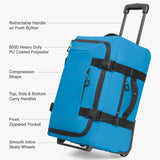 Traveler's Choice Softside Upright Wheeled Duffel Bag