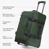 Traveler's Choice Softside Upright Wheeled Duffel Bag