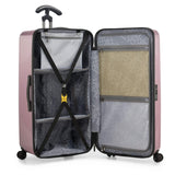 Traveler's Choice Ultimax II Polycarbonate Hardside Luggage with Spinner Wheels, Rose Pink, 31 - Inch Large Trunk