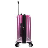 Traveler's Choice Women's Ruma II Expandable Luggage with Spinner Wheels, Ombre Pink, 21" Carry - on