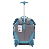 Travelers Club 18" Rolling Backpack with Shoulder Straps, Aqua