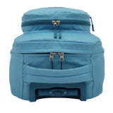 Travelers Club 18" Rolling Backpack with Shoulder Straps, Aqua
