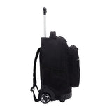 Travelers Club 18" Rolling Backpack with Shoulder Straps, Black