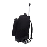 Travelers Club 18" Rolling Backpack with Shoulder Straps, Black