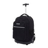 Travelers Club 18" Rolling Backpack with Shoulder Straps, Black