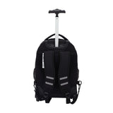 Travelers Club 18" Rolling Backpack with Shoulder Straps, Black