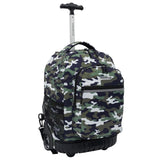 Travelers Club 18" Rolling Backpack with Shoulder Straps, Camo