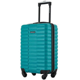 Travelers Club 22 - Inch Gilroy Rolling Hardside Carry - On Luggage, Teal Blue