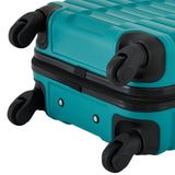 Travelers Club 22 - Inch Gilroy Rolling Hardside Carry - On Luggage, Teal Blue