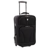 Travelers Club 3 Piece Bowman Luggage Set, Black Carry