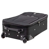 Travelers Club 3 Piece Bowman Luggage Set, Black Carry