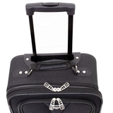 Travelers Club 3 Piece Bowman Luggage Set, Black Carry