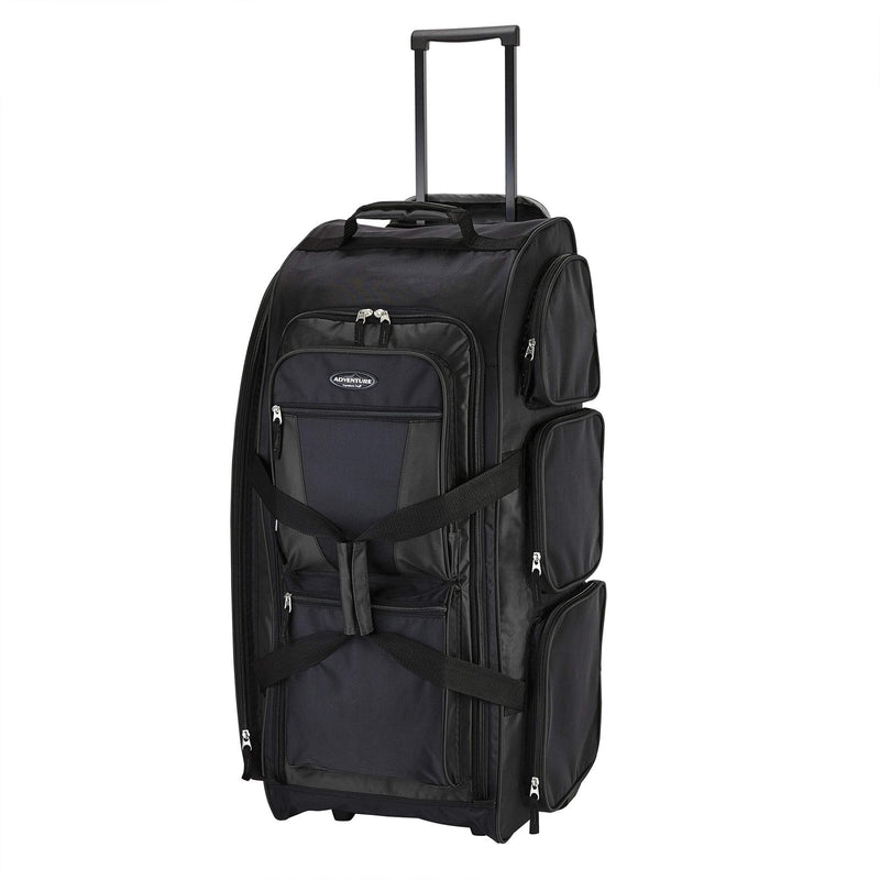Travelers Club 30" Xpedition Rolling Duffel Bag, Black