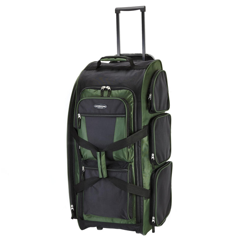 Travelers Club 30" Xpedition Rolling Duffel Bag, Forest Green