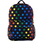 Travelers Club 5 Piece Kids' Luggage Set, Black Polkadot