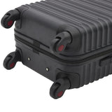 Travelers Club 6 Piece Orion Luggage and Travel Accessories Set, Black