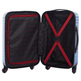 Travelers Club 6 Piece Orion Luggage and Travel Accessories Set, Blue