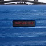 Travelers Club 6 Piece Orion Luggage and Travel Accessories Set, Blue