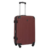 Travelers Club Chicago Hardside Expandable Spinner Luggage, Apple Butter, 3 Piece Set