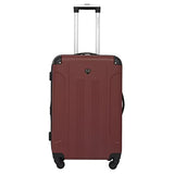 Travelers Club Chicago Hardside Expandable Spinner Luggage, Apple Butter, 3 Piece Set