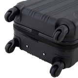 Travelers Club Chicago Hardside Expandable Spinner Luggage, Black, 22" Carry - On