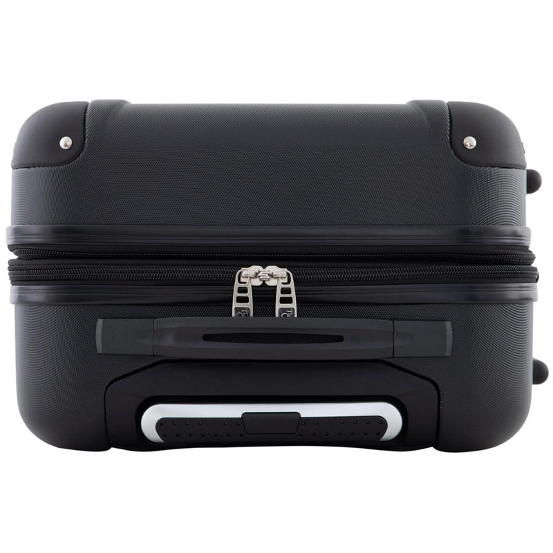 Travelers Club Chicago Hardside Expandable Spinner Luggage, Black, 22" Carry - On