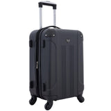 Travelers Club Chicago Hardside Expandable Spinner Luggage, Black, 22" Carry - On