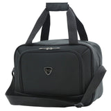 Travelers Club Chicago Hardside Expandable Spinner Luggage, Black, 3 Piece Set