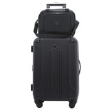 Travelers Club Chicago Hardside Expandable Spinner Luggage, Black, 3 Piece Set