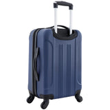 Travelers Club Chicago Hardside Expandable Spinner Luggage, Navy Blue, 22" Carry - On