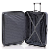 Travelers Club Chicago Hardside Expandable Spinner Luggages, Navy Blue, 5 Piece Set, TCL - 77995 - 410