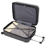 Travelers Club Cosmo Luggage, Charcoal Grey - 2 Piece Set (28"/20")