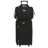Travelers Club Euro 3 - Piece Carry - On Luggage Set, Black
