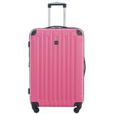Travelers Club Midtown Hardside 4 - Piece Luggage Travel Set, Bubble Gum