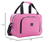 Travelers Club Midtown Hardside 4 - Piece Luggage Travel Set, Bubble Gum