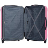 Travelers Club Midtown Hardside 4 - Piece Luggage Travel Set, Bubble Gum