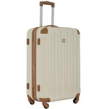Travelers Club Midtown Hardside 4 - Piece Luggage Travel Set, Vanilla