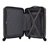 Travelers Club Skyline 22" Carry - On Spinner Luggage, Black