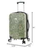 Travelers Club Unisex Bella Caronia Deluxe 20", 3 Piece, or 7 Piece Luggage & Travel Accessories Set Jamila