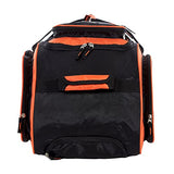 Travelers Club Xpedition 30 Inch Multi - Pocket Upright Rolling Duffel Bag, Bright Orange, 30'' Suitcase (85130 - 820)
