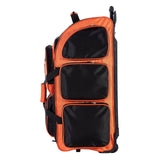 Travelers Club Xpedition 30 Inch Multi - Pocket Upright Rolling Duffel Bag, Bright Orange, 30'' Suitcase (85130 - 820)