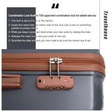 Travelhouse 5 Piece Luggage Sets with Spinner Wheels, Hardshell PP Suitcase Set with Tsa Lock, Lightweight Hardside Travel Suitcases with Waterproof Duffle Bag for Men Women