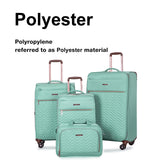 Travelhouse Luggage Set, Softside Suitcase 4 - Piece (16/20/24/28), Expandable Lightweight Luggage Sets with Duffel Travel Bag,Suitcase with Double Spinner Wheels